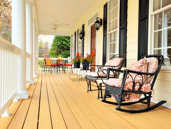 Porch Construction in Plymouth