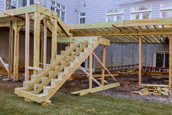 Deck Post Replacement in Plymouth